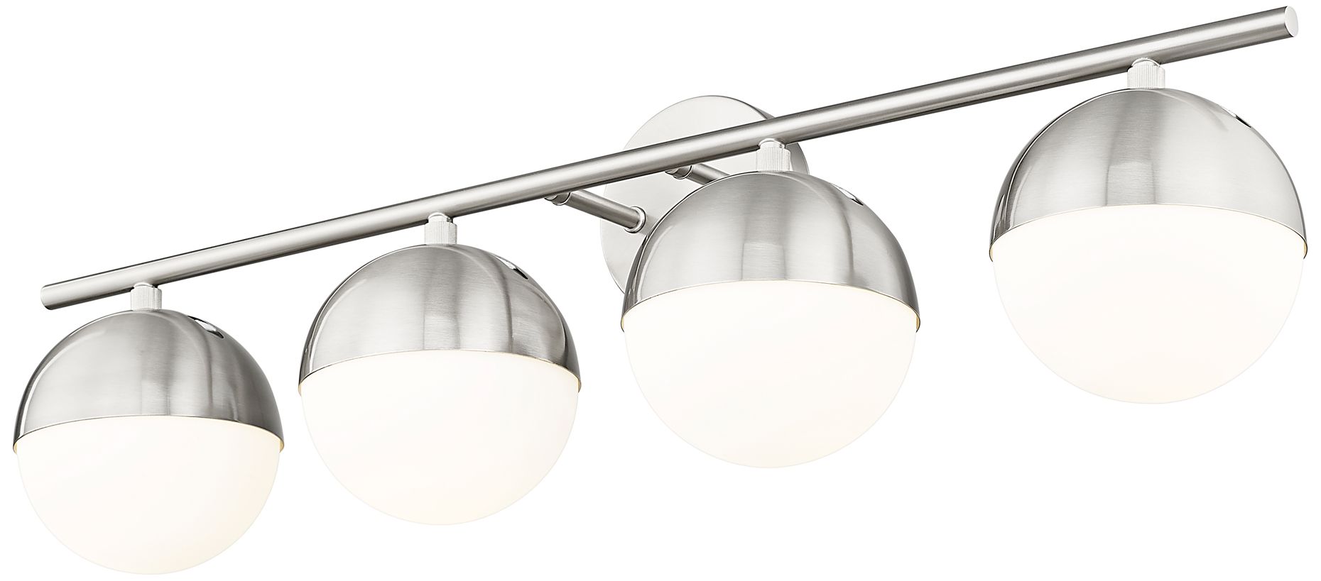Image 3 Realm Sphere by Z-Lite Brushed Nickel 7.5 inch 4 Light Vanity more views