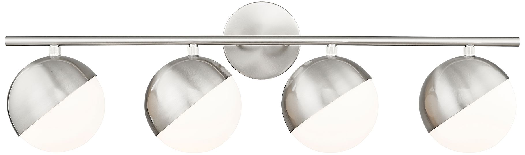 Image 4 Realm Sphere by Z-Lite Brushed Nickel 7.5 inch 4 Light Vanity more views