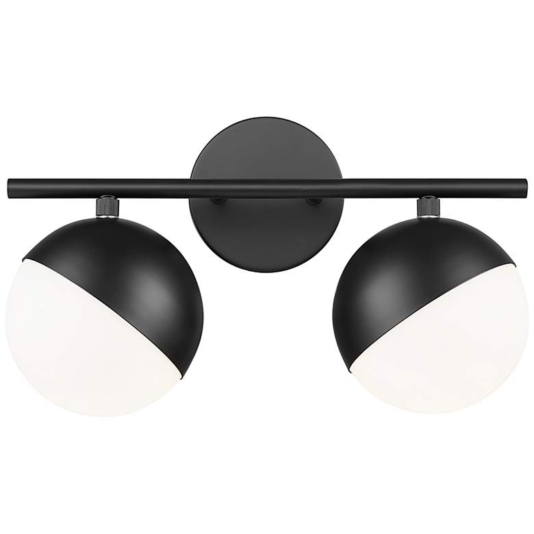 Image 6 Realm Sphere by Z-Lite Matte Black 7.5 inch 2 Light Vanity more views