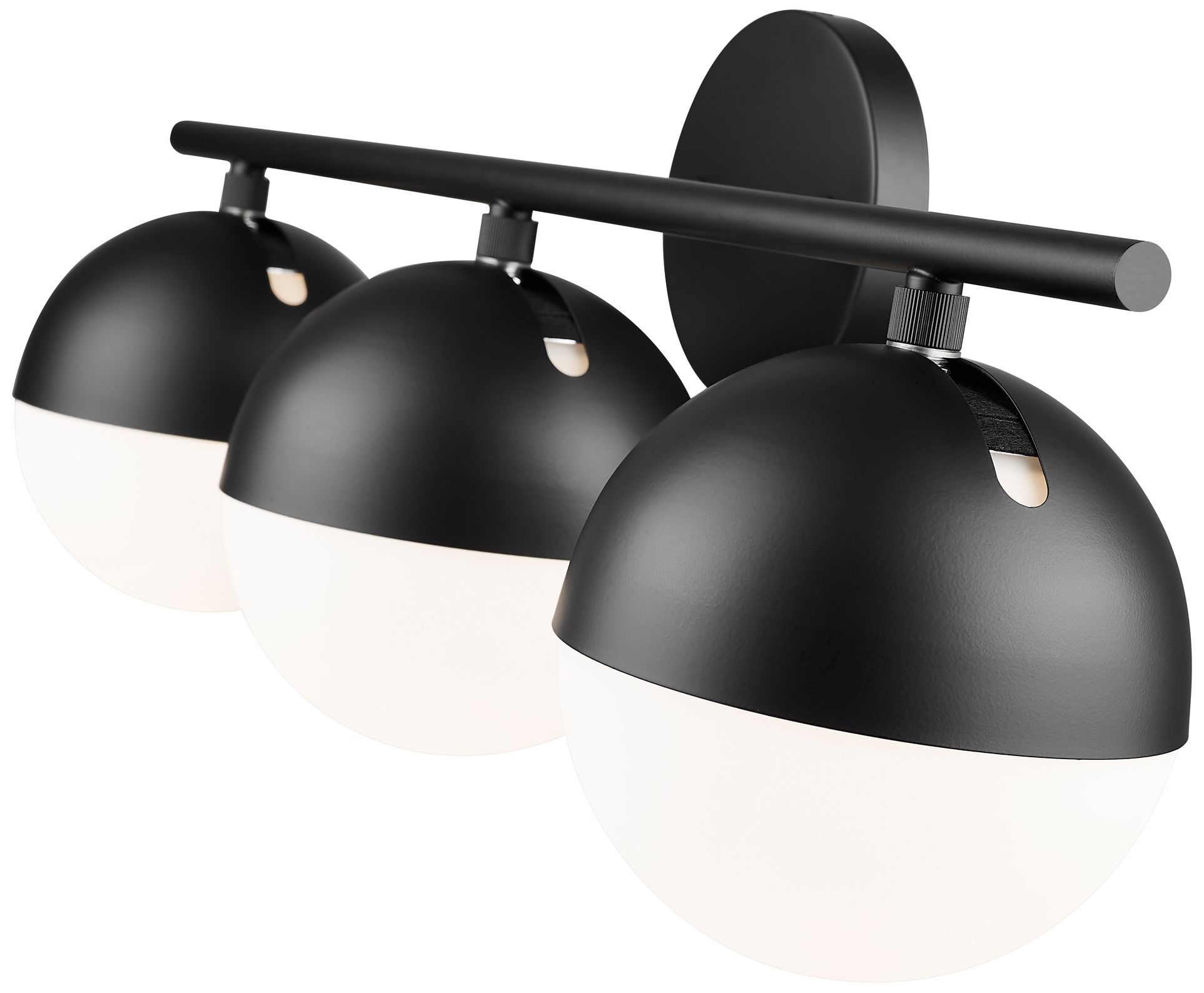 Image 6 Realm Sphere by Z-Lite Matte Black 7.5 inch 3 Light Vanity more views