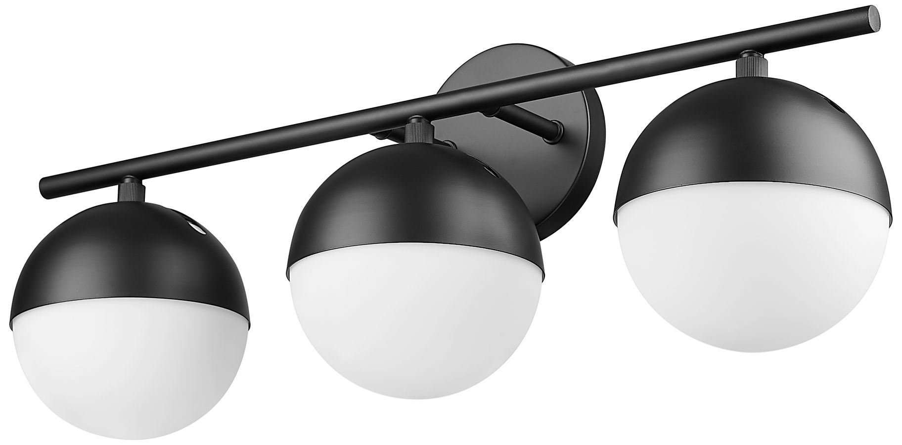 Image 7 Realm Sphere by Z-Lite Matte Black 7.5 inch 3 Light Vanity more views
