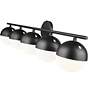 6_Realm Sphere by Z-Lite Matte Black 7.5 inch 5 Light Vanity more views