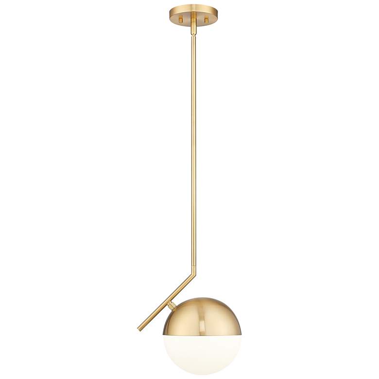 Image 1 Realm Sphere by Z-Lite Modern Gold 11 inch 1 Light Pendant