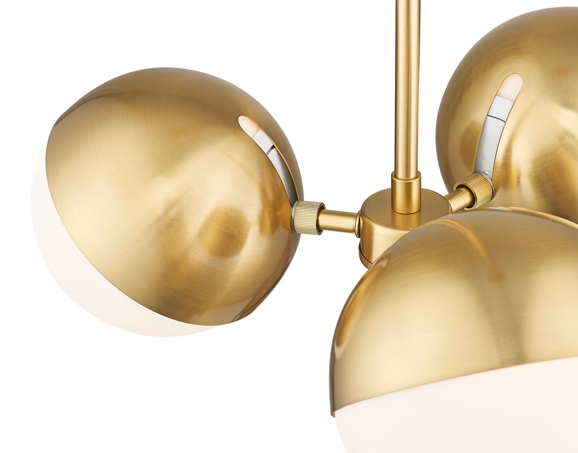Image 4 Realm Sphere by Z-Lite Modern Gold 17.25 inch 3 Light Chandelier more views