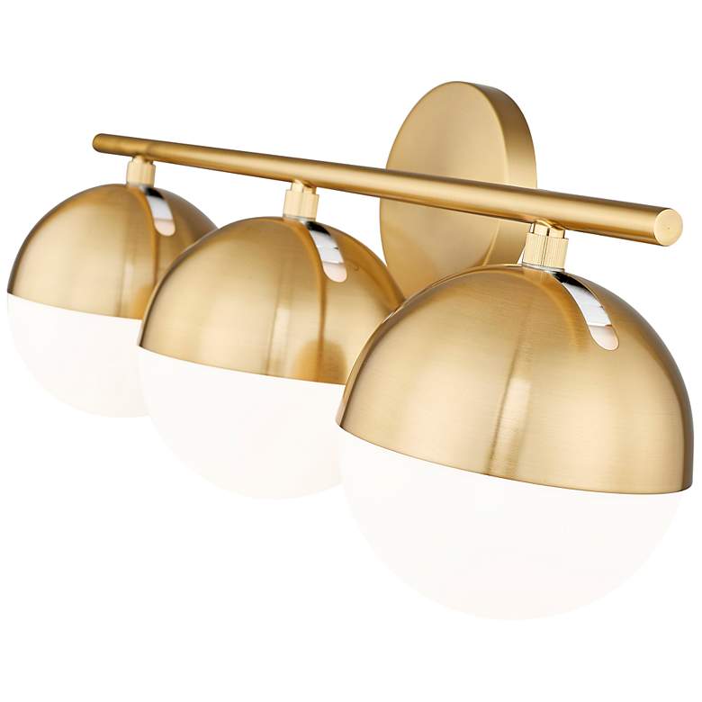 Image 7 Realm Sphere by Z-Lite Modern Gold 7.5 inch 3 Light Vanity more views