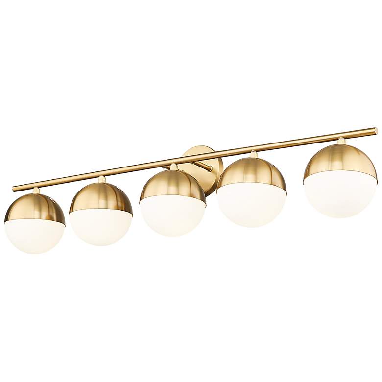 Image 5 Realm Sphere by Z-Lite Modern Gold 7.5 inch 5 Light Vanity more views
