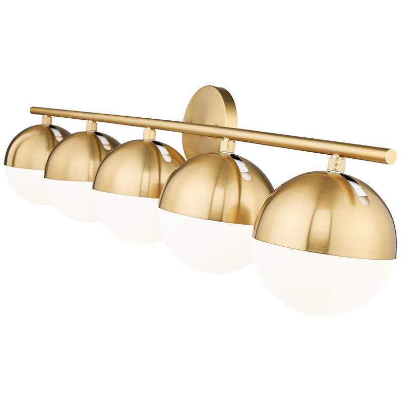 Image 7 Realm Sphere by Z-Lite Modern Gold 7.5 inch 5 Light Vanity more views