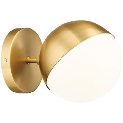 Realm Sphere by Z-Lite Modern Gold 8.5 inch 1 Light Wall Sconce