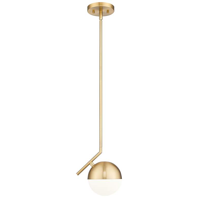 Image 1 Realm Sphere by Z-Lite Modern Gold 9 inch 1 Light Pendant