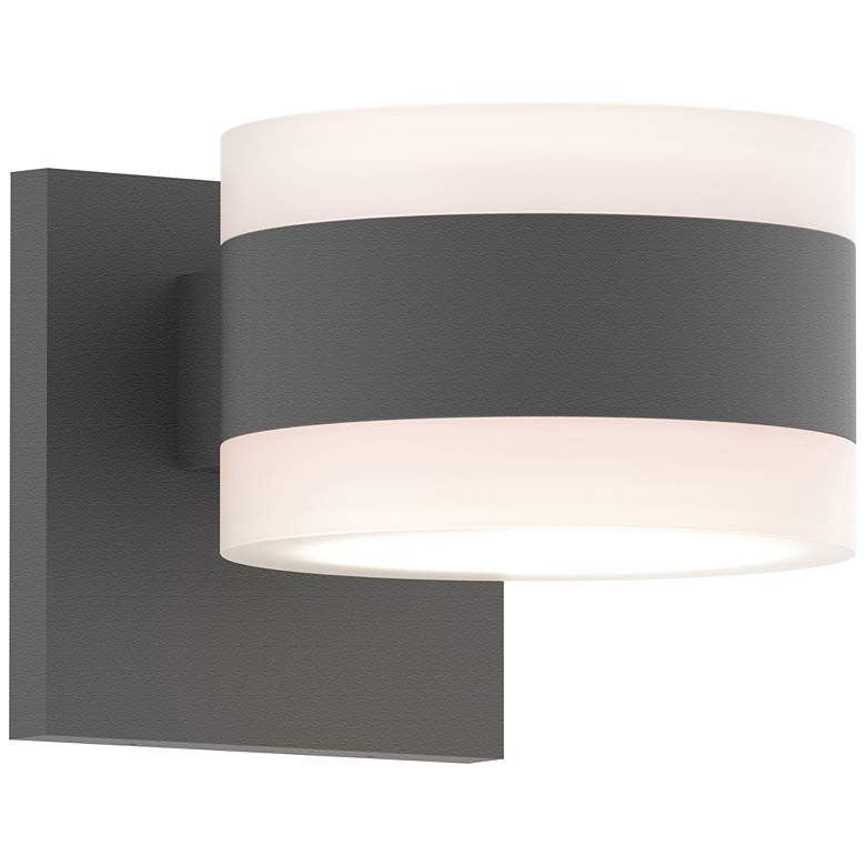 Image 1 REALS 3.25" High 2-Light Textured Gray LED Wall Sconce