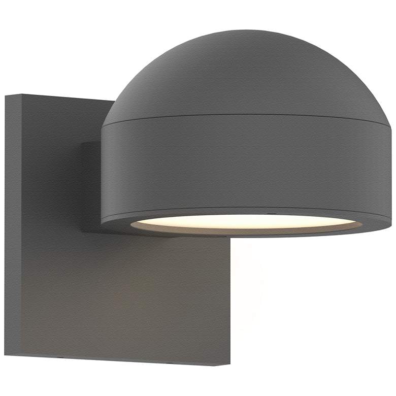 Image 1 REALS 3.25" High Textured Gray LED Wall Sconce