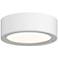 REALS 5" Wide Textured White LED Semi Flush Mount
