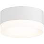 REALS 5" Wide White and Frosted LED Outdoor Ceiling Light