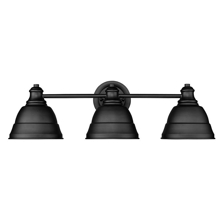 Image 2 Rebel 24 1/4" Wide Matte Black Bath Fixture more views