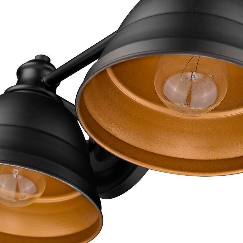 Image 4 Rebel 24 1/4" Wide Matte Black Bath Fixture more views