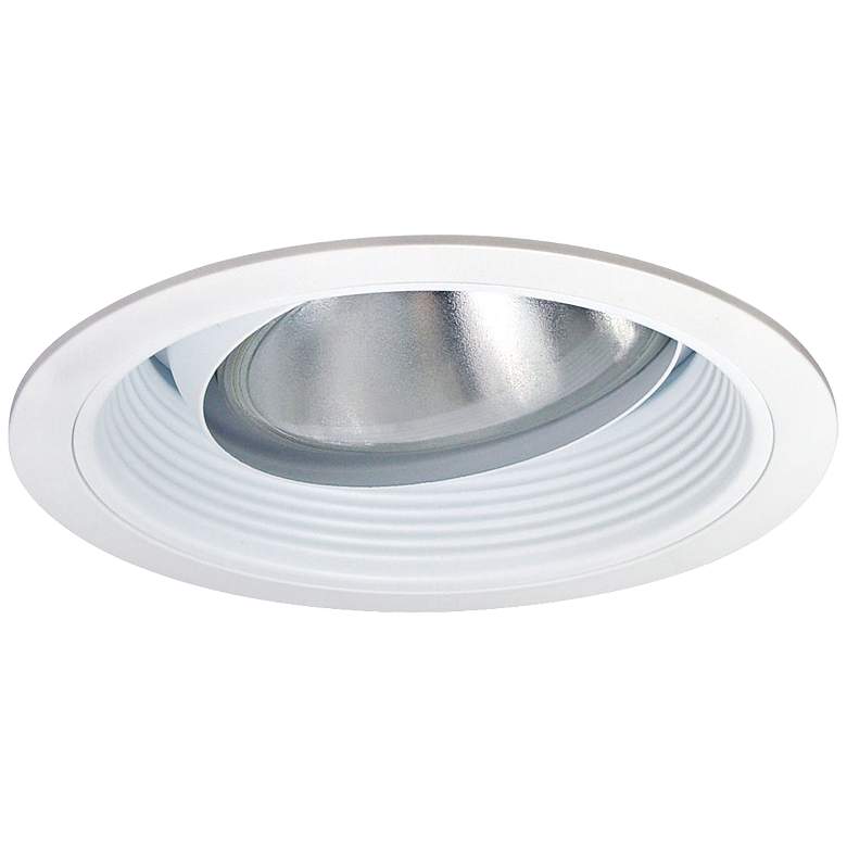 Image 1 Recessed Light 5 inch Baffle with Regressed Eyeball Ring Trim
