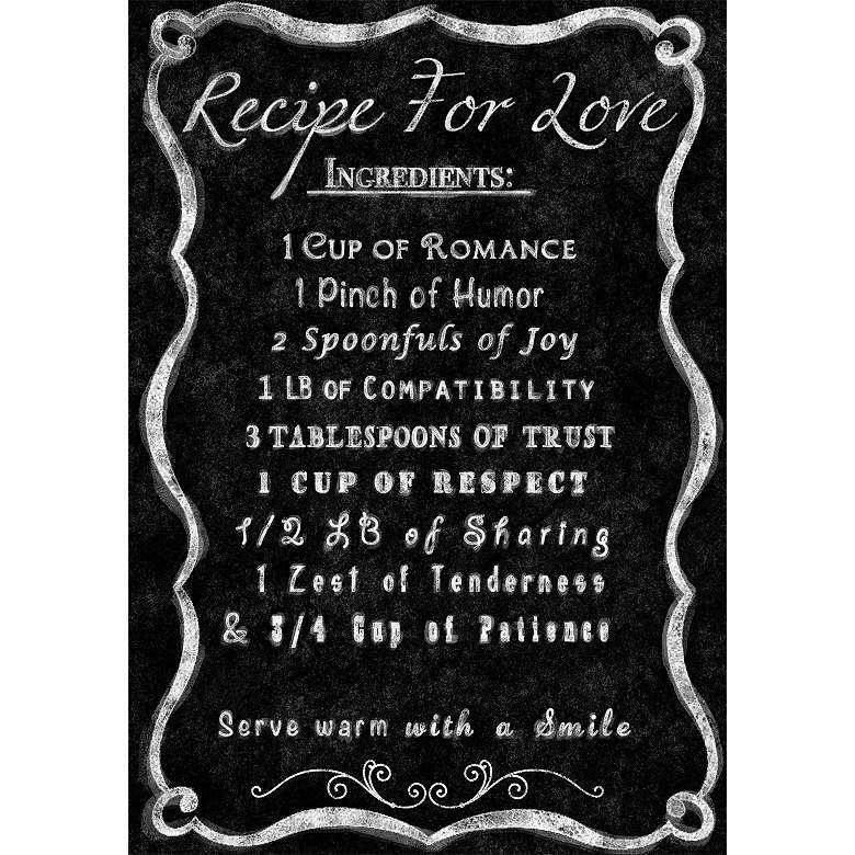 Image 1 Recipe for Love 20 inch High Contemporary Giclee Wall Art