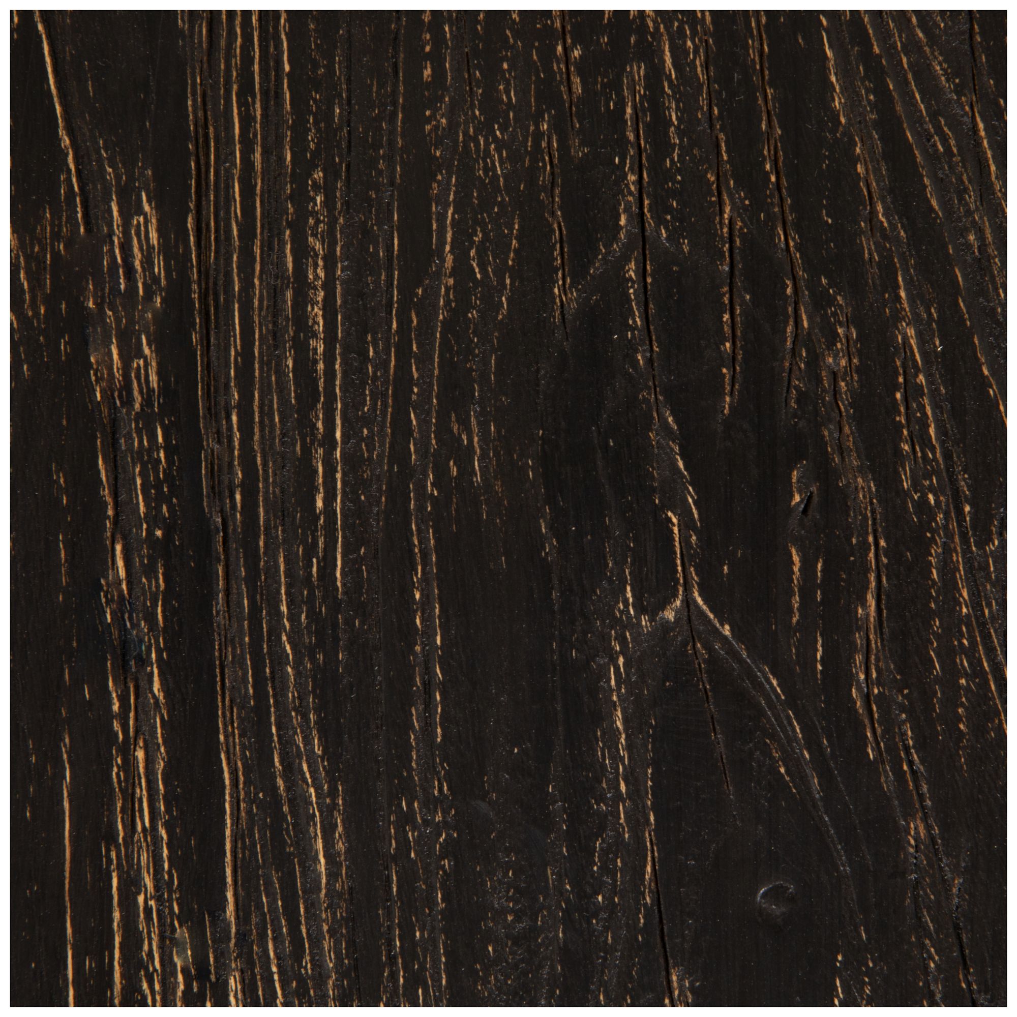 Image 5 Reclaimed Elm Wood Rectangular Coffee Table, Black more views