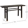 2_Reclaimed Elmwood Console Table, Black more views