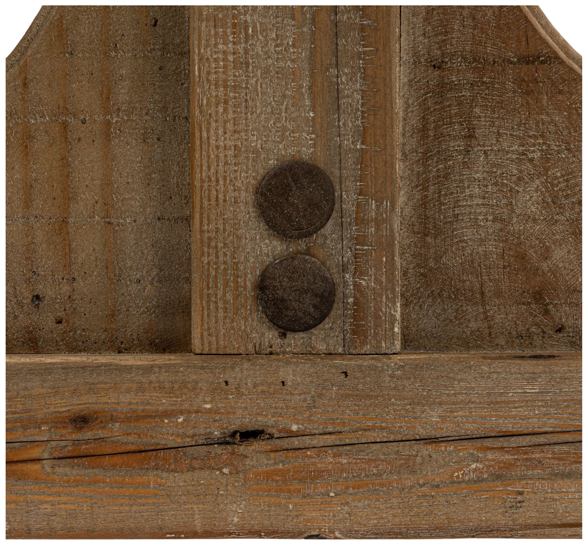 Image 7 Reclaimed Pine Wood Table with Trussel, Brown more views