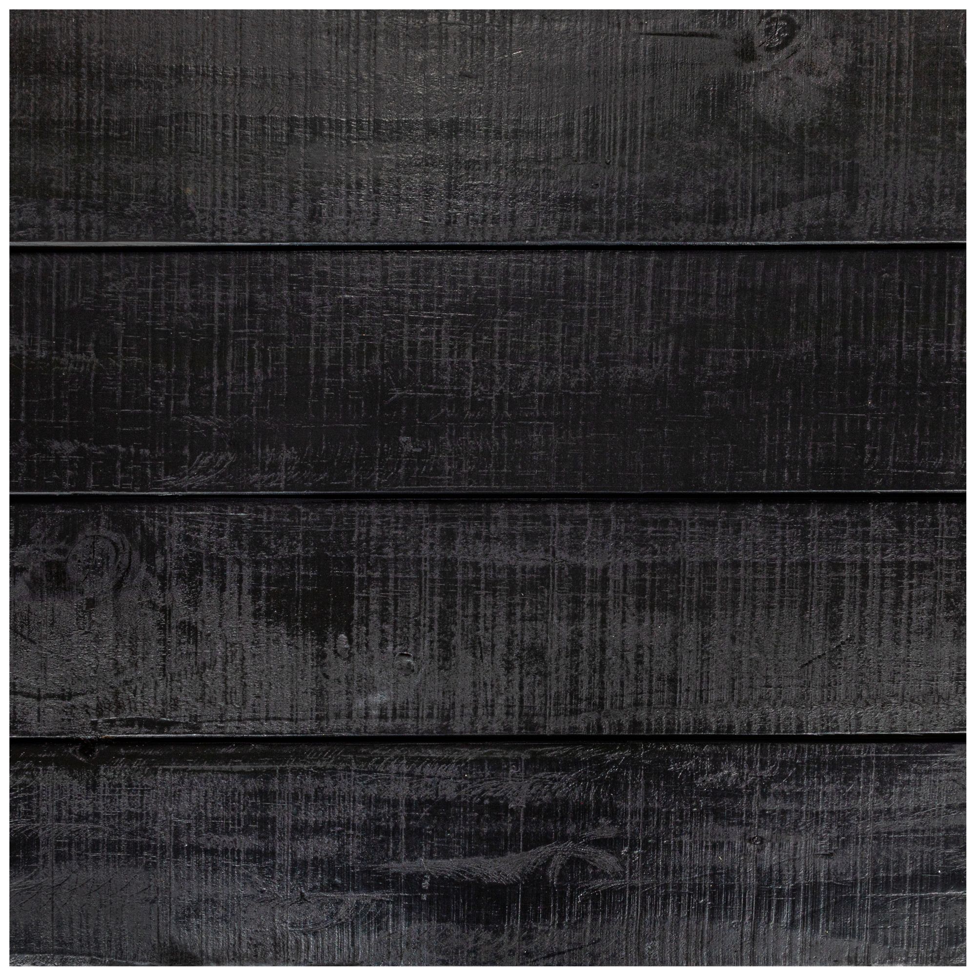 Image 7 Reclaimed Pine Wood Table with Trusses, Black more views