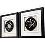 Records 25" Square 2-Piece Shadow Box Framed Wall Art Set in scene