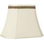 Rectangle Shade with Black and Gold Trim 10x16x13 (Spider)