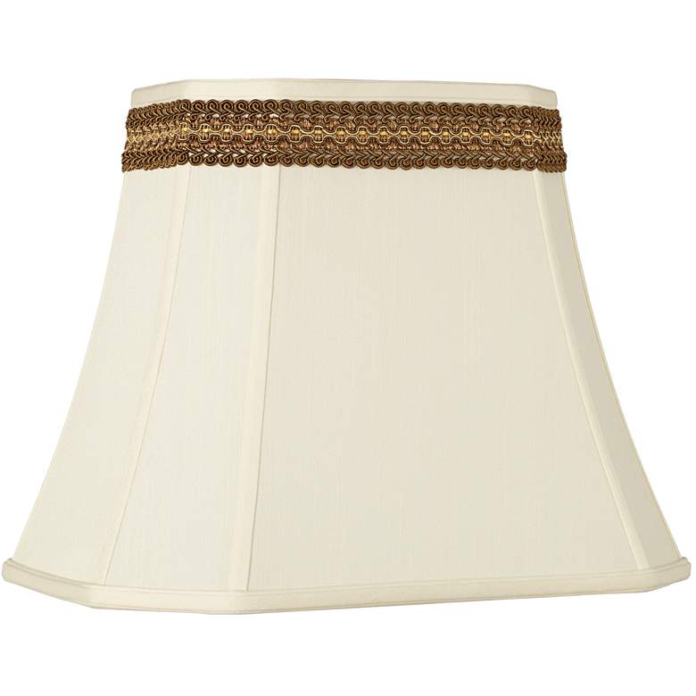 Image 2 Rectangle Shade with Florentine Trim 10x16x13 (Spider) more views