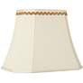 Rectangle Shade with Gold and Rust Trim 10x16x13 (Spider)