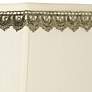 Rectangle Shade with Gold Lace Trim 10x16x13 (Spider)