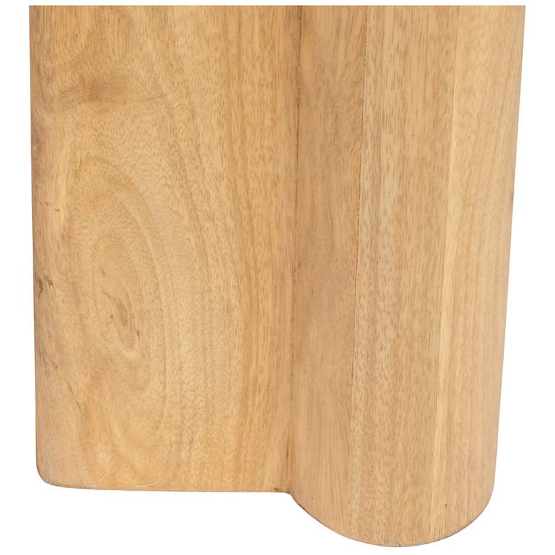 Image 7 Rectangular Mango Wood Dining Table with Arched Base more views