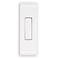 Rectangular White Surface Mount Wireless Doorbell Button