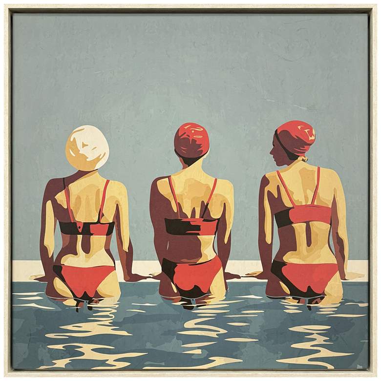 Image 1 Red 42"W x 42"H Canvas