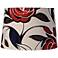Red And Blue Flowers Drum Lamp Shade 14x16x11 (Spider)