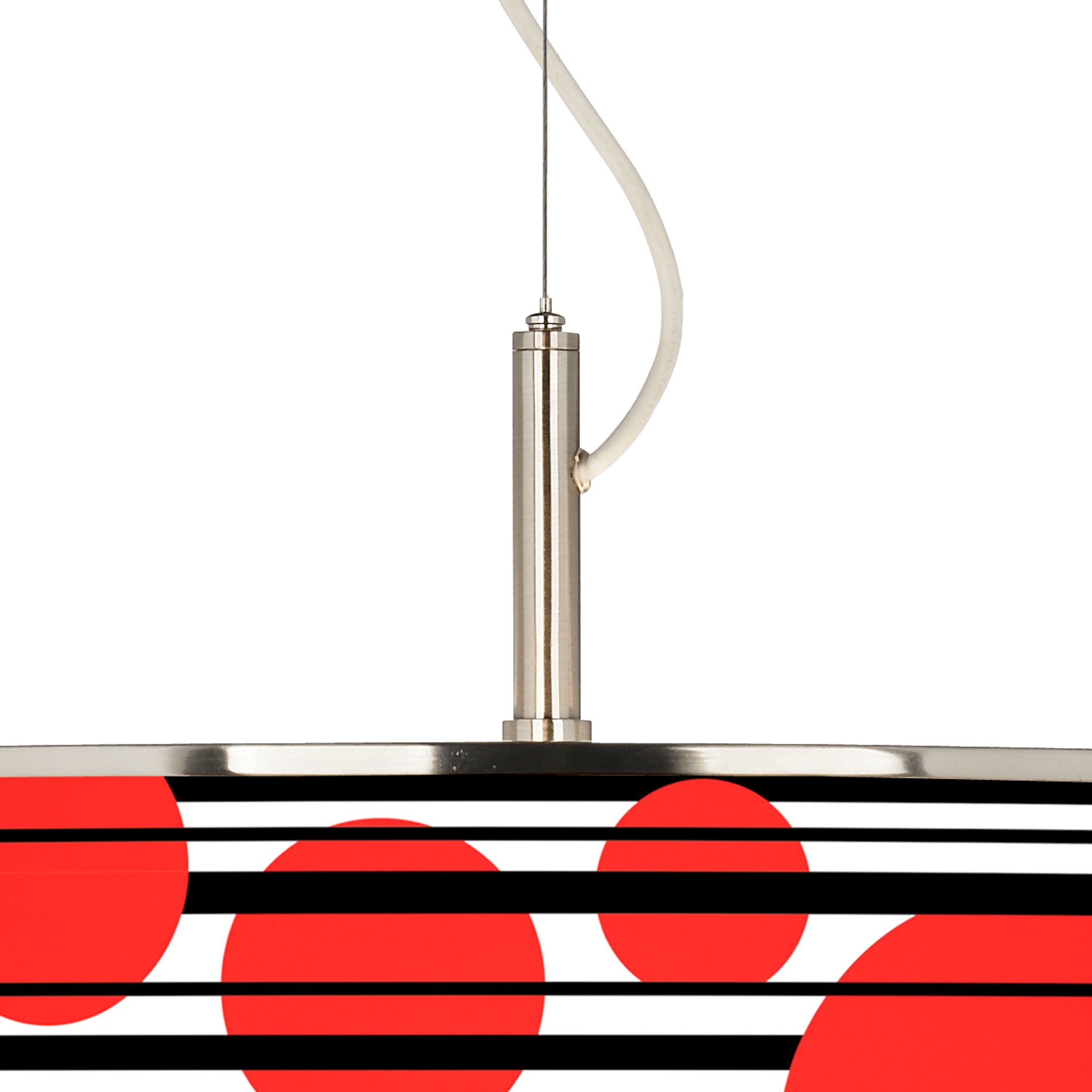 Image 2 Red Balls Giclee Glow 20" Wide Pendant Light more views