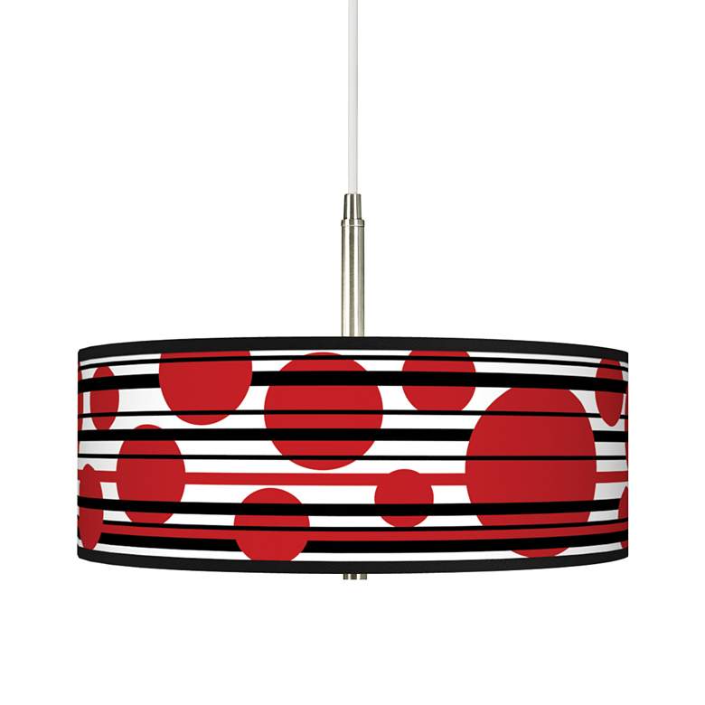 Image 1 Red Balls Giclee Pendant Chandelier