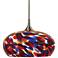 Red Blue Spot 5 1/4"W Brushed Steel Low Voltage Mini Pendant
