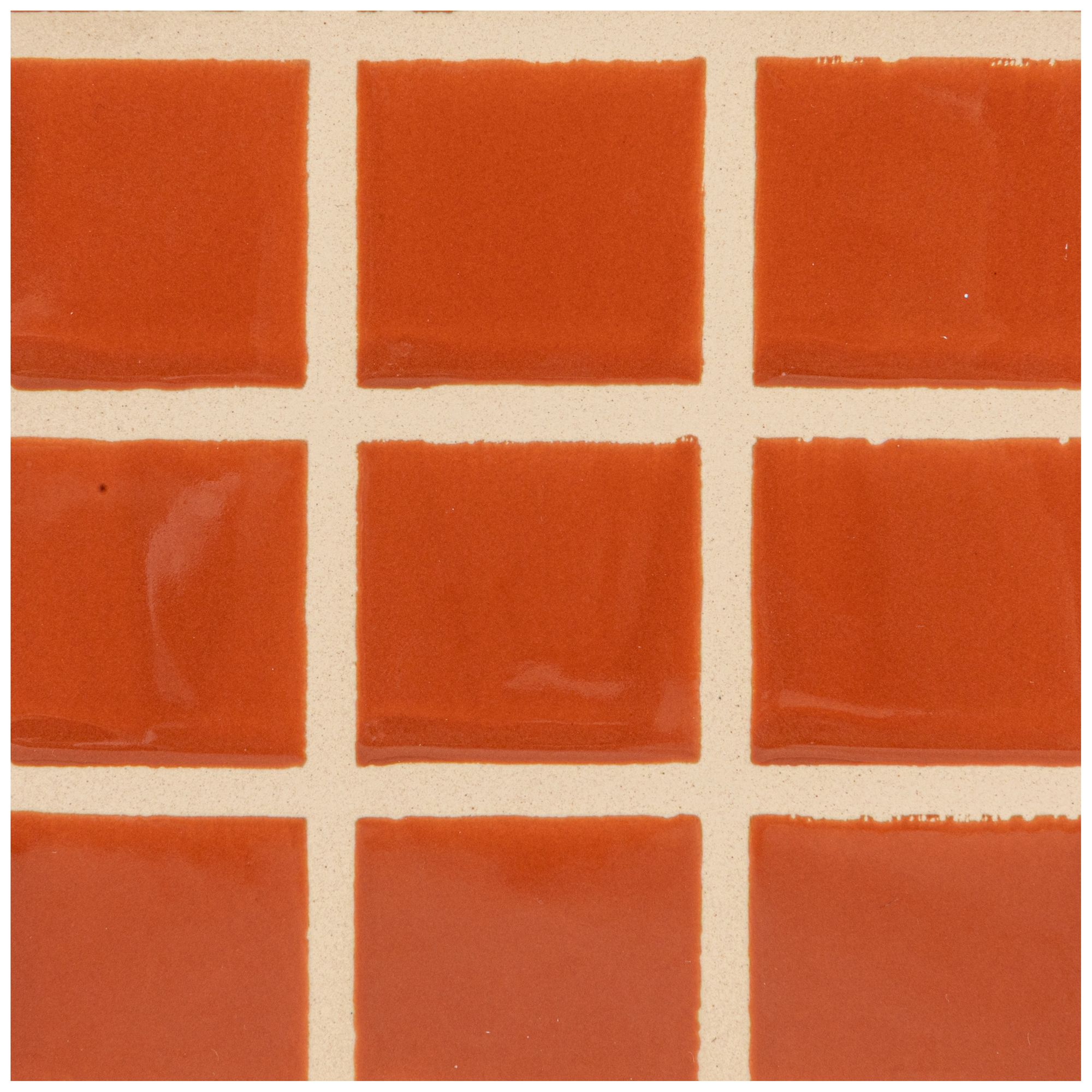 Red Ceramic Table Lamp with Pleated Shad