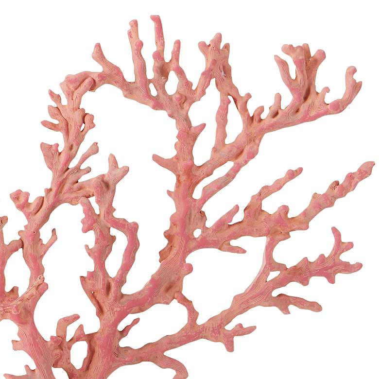 Image 2 Red Coral Branches 19 1/4" High Sculptures Set of 3 more views