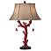 Red Coral Sunset Table Lamp