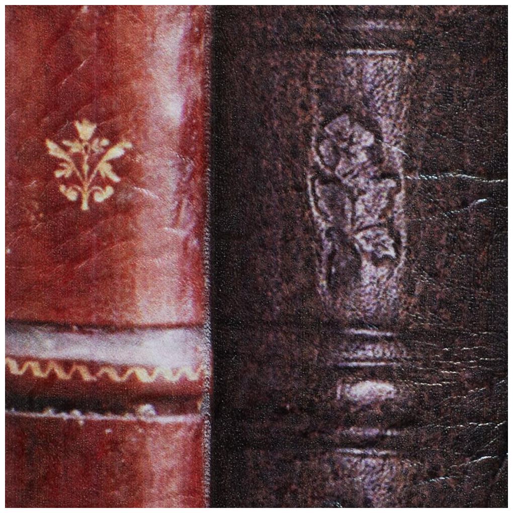 Red Faux Leather Traditional Cabinet, 18" x 18" x 28"