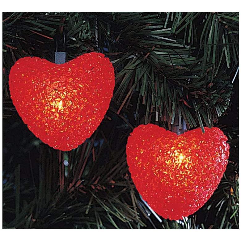 Image 1 Red Hearts 10-Light String of Party Lights