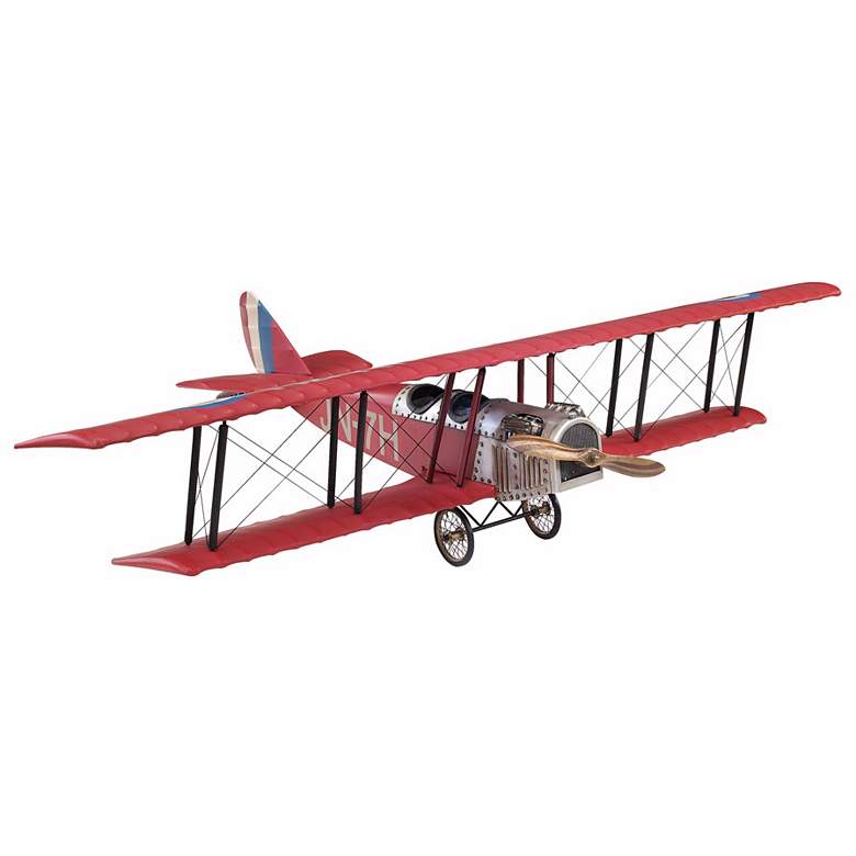 Image 1 Red Jenny American Airplane Scale Model