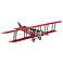 Red Jenny American Airplane Scale Model