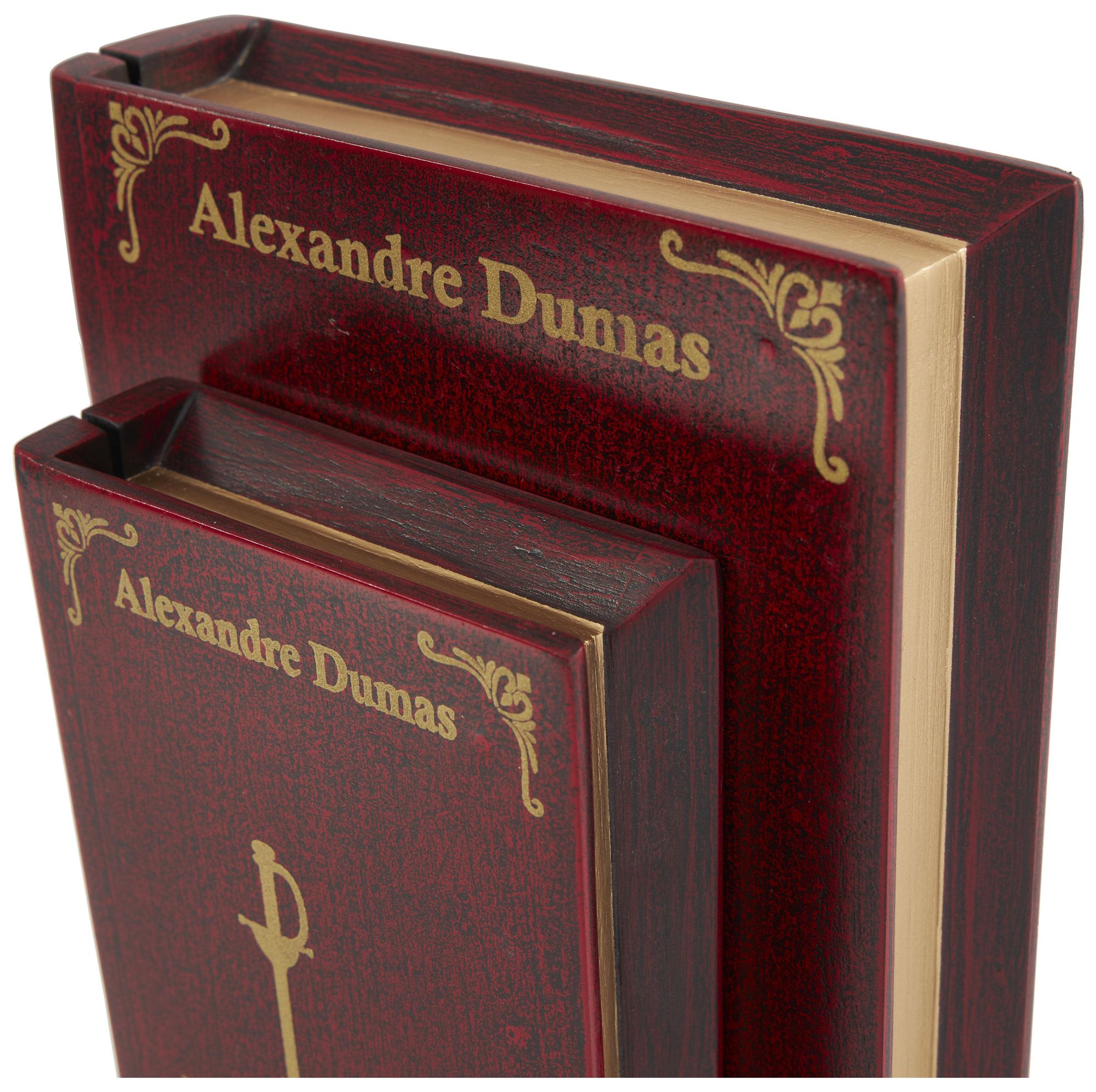 Image 2 Red Mango Wood Traditional Box, S/2 11", 9"W more views