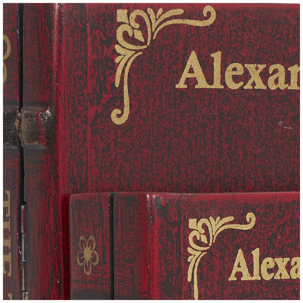 Red Mango Wood Traditional Box, S/2 11", 9"W