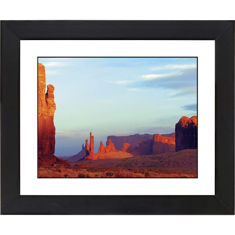 Image 1 Red Mesa Black Frame Giclee 23 1/4 inch Wide Wall Art