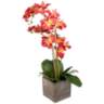 Red Orchid 26" High Silk Potted Plant