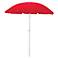 Red Portable 5 1/2' Patio Umbrella