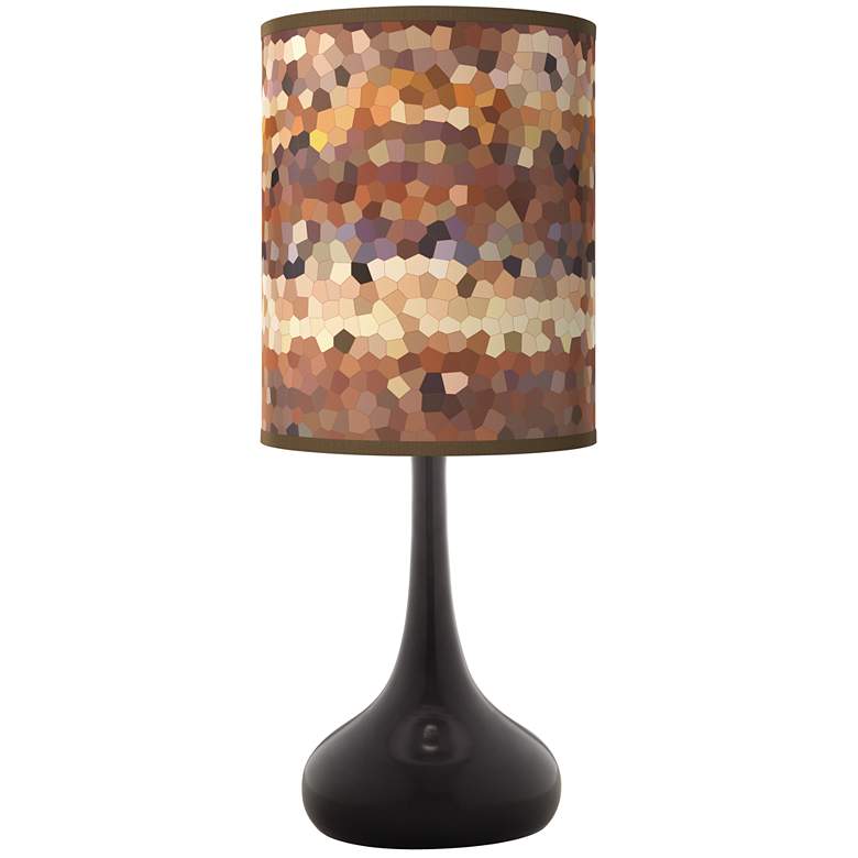 Image 1 Red Rock Giclee Black Droplet Table Lamp